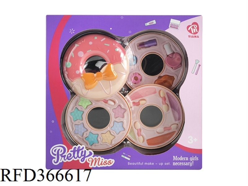 DONUT MAKEUP BOX 3 LAYERS