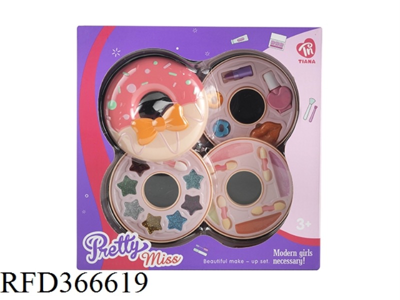 DONUT MAKEUP BOX 3 LAYERS