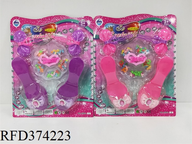 PRINCESS BARBIE HIGH HEEL SIMULATION SHOES SET FOR CHILDREN