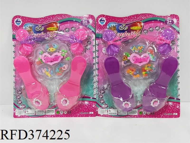 PRINCESS BARBIE HIGH HEEL SIMULATION SHOES SET FOR CHILDREN