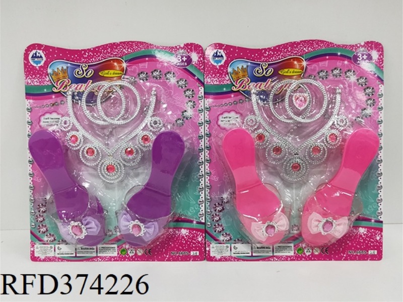 PRINCESS BARBIE HIGH HEEL SIMULATION SHOES SET FOR CHILDREN