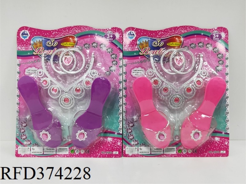 PRINCESS BARBIE HIGH HEEL SIMULATION SHOES SET FOR CHILDREN