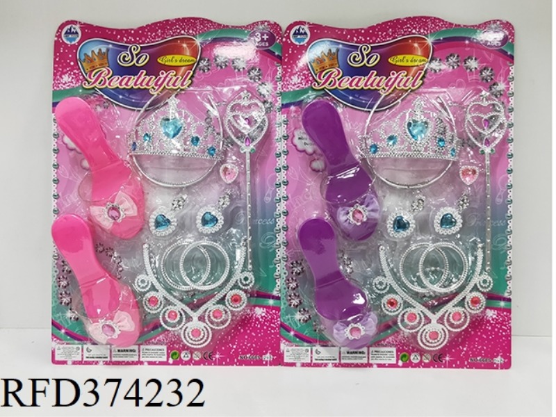 PRINCESS BARBIE HIGH HEEL SIMULATION SHOES SET FOR CHILDREN