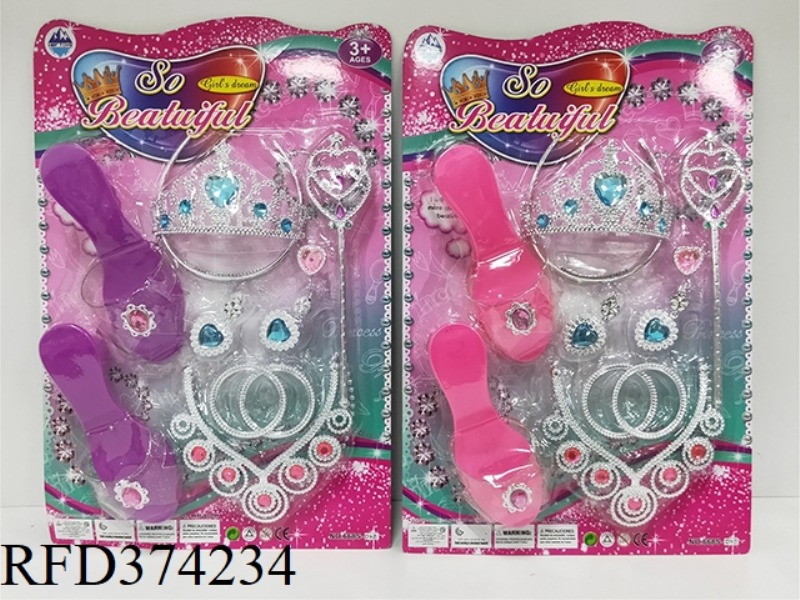 PRINCESS BARBIE HIGH HEEL SIMULATION SHOES SET FOR CHILDREN