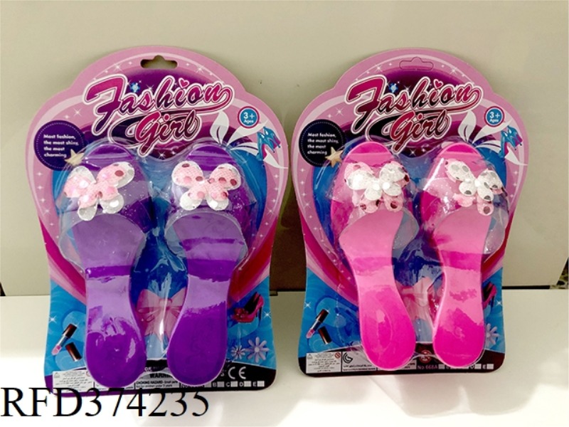 PRINCESS BARBIE HIGH HEEL SIMULATION SHOES SET FOR CHILDREN
