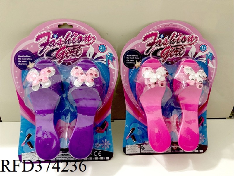 PRINCESS BARBIE CHILDREN GIRL HIGH HEEL SIMULATION SHOELACE LIGHTS