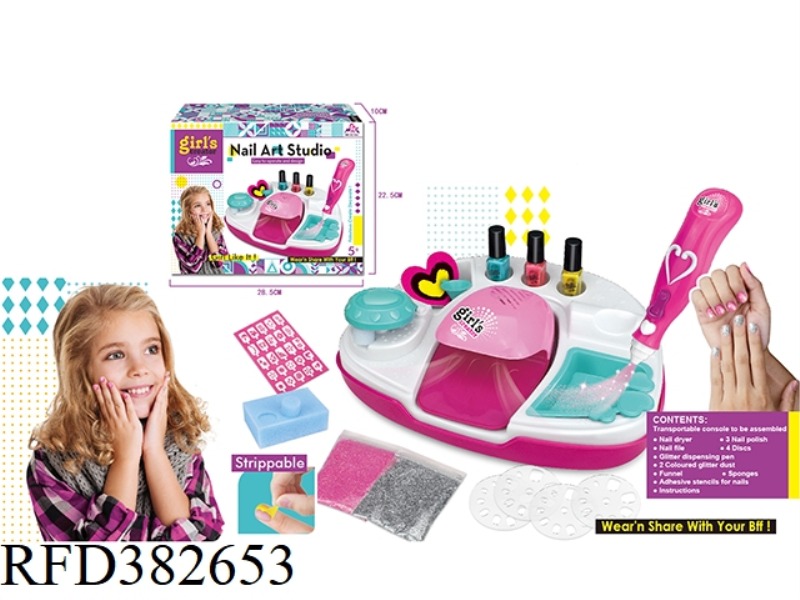 HAIR DRYER NAIL PEN SET