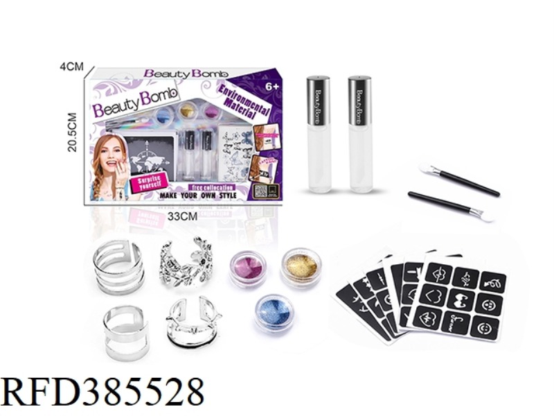 GIRL CHILD TATTOO SET
