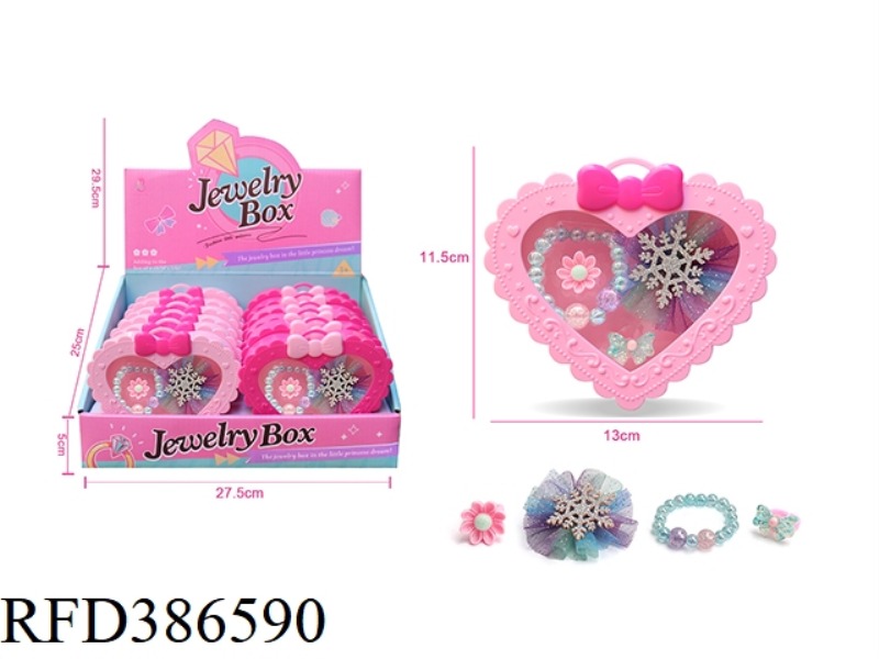 GIRL ACCESSORIES-HAIRPIN RING BRACELET SET 12PCS