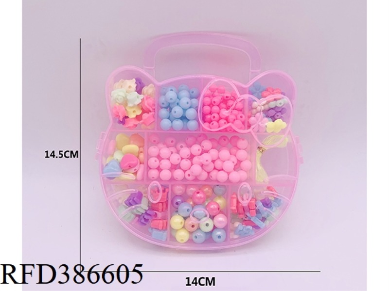 KT CAT DIY BEADED PORTABLE BOX