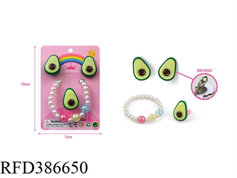 GIRL ACCESSORIES-EAR CLIP, BRACELET SET