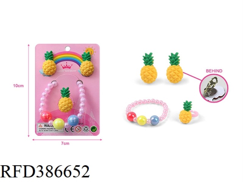 GIRL ACCESSORIES-EAR CLIP, BRACELET SET