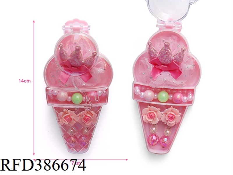 GIRL JEWELRY-ICE CREAM JEWELRY BOX