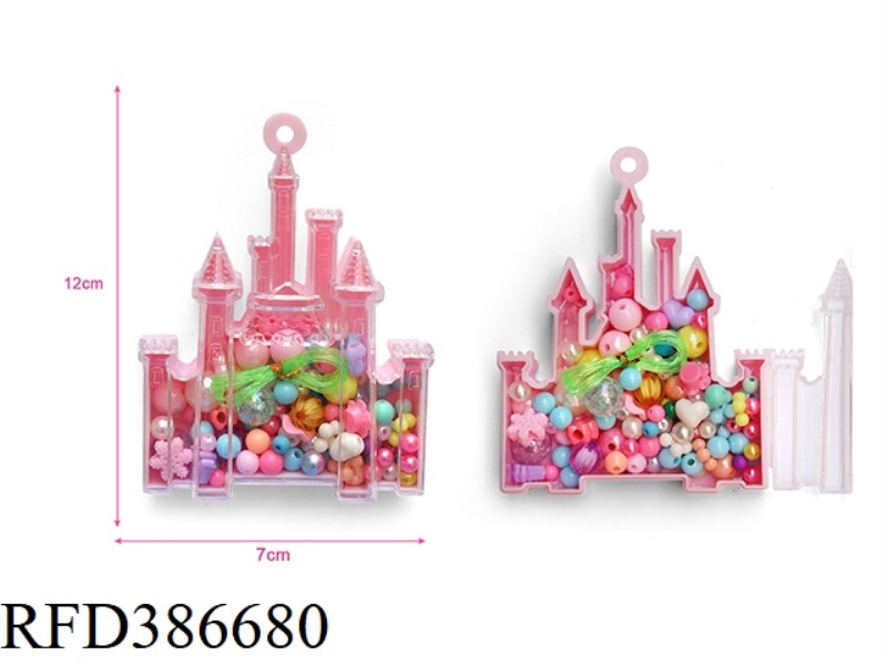 GIRL'S ACCESSORIES-CASTLE DIY BEADED BOX