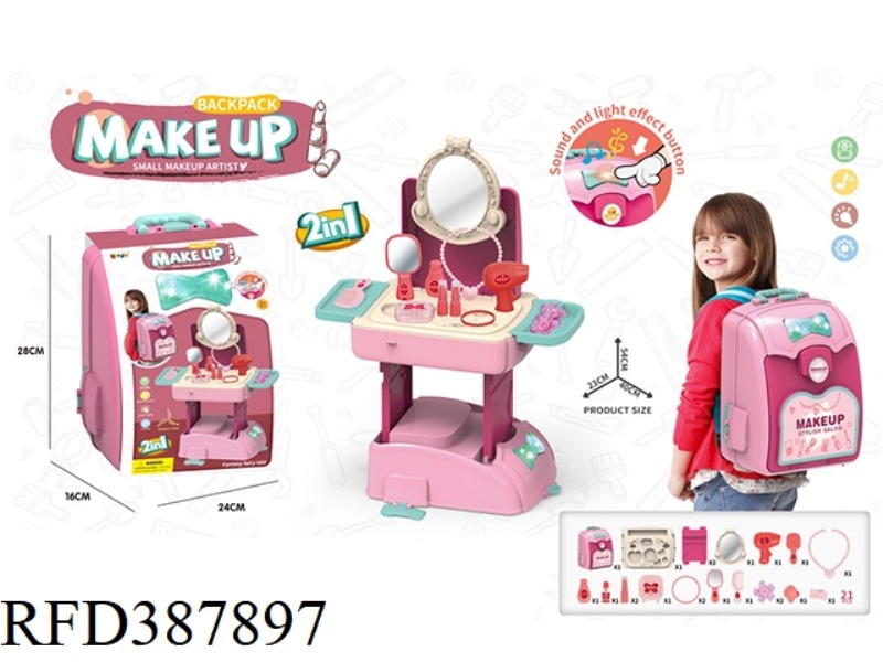 2 IN 1 SOUND AND LIGHT FASHION BACKPACK-ACCESSORIES