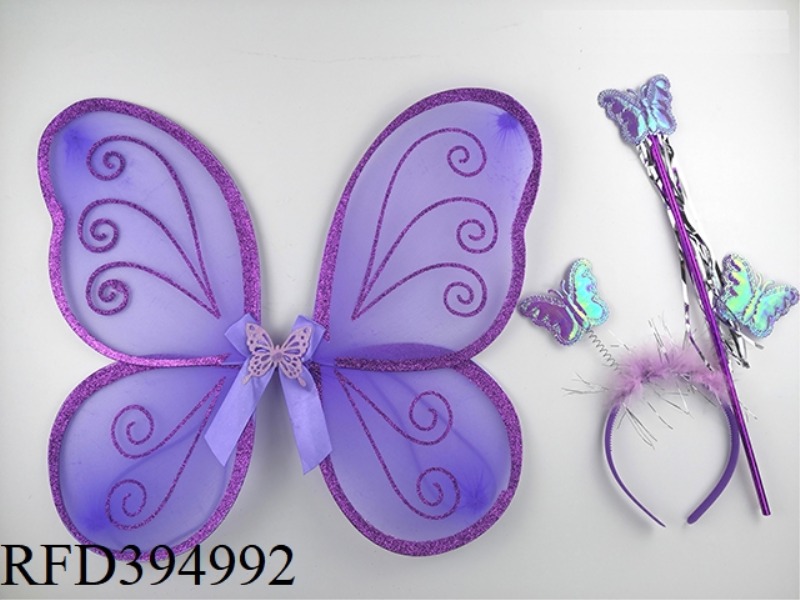 3-PIECE BUTTERFLY WINGS SET