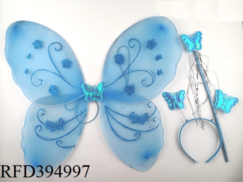 3-PIECE BUTTERFLY WINGS SET