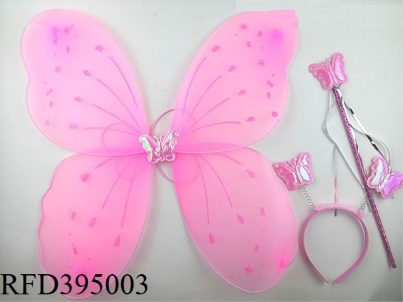 3-PIECE BUTTERFLY WINGS SET