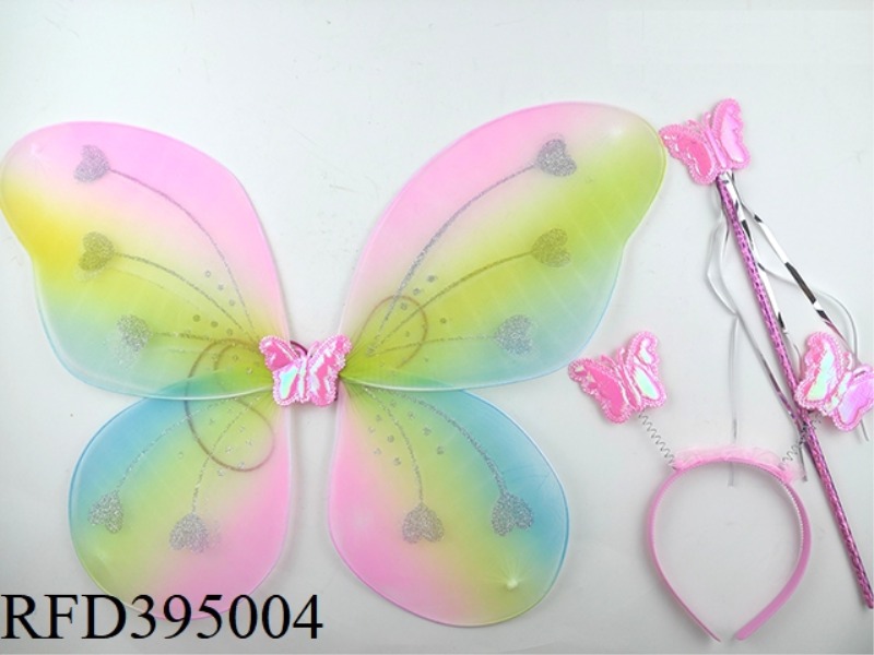 3-PIECE BUTTERFLY WINGS SET