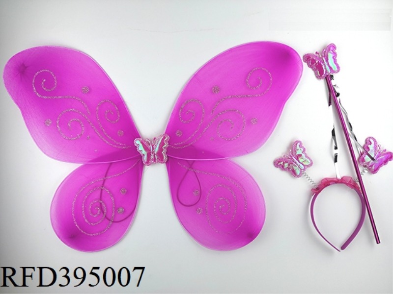 3-PIECE BUTTERFLY WINGS SET