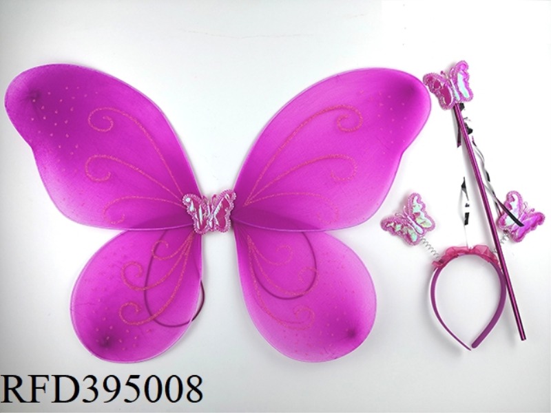 3-PIECE BUTTERFLY WINGS SET