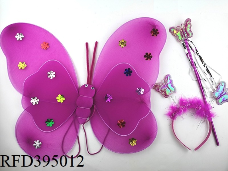 3-PIECE BUTTERFLY WINGS SET