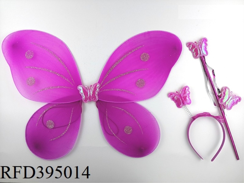 3-PIECE BUTTERFLY WINGS SET