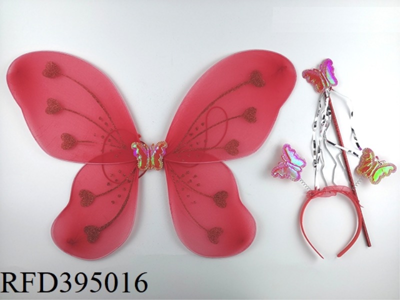 3-PIECE BUTTERFLY WINGS SET