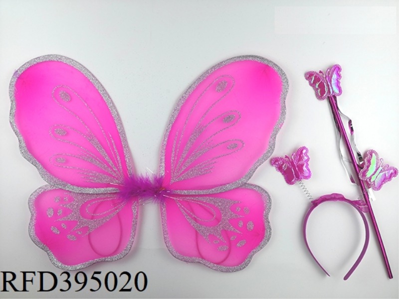 3-PIECE BUTTERFLY WINGS SET