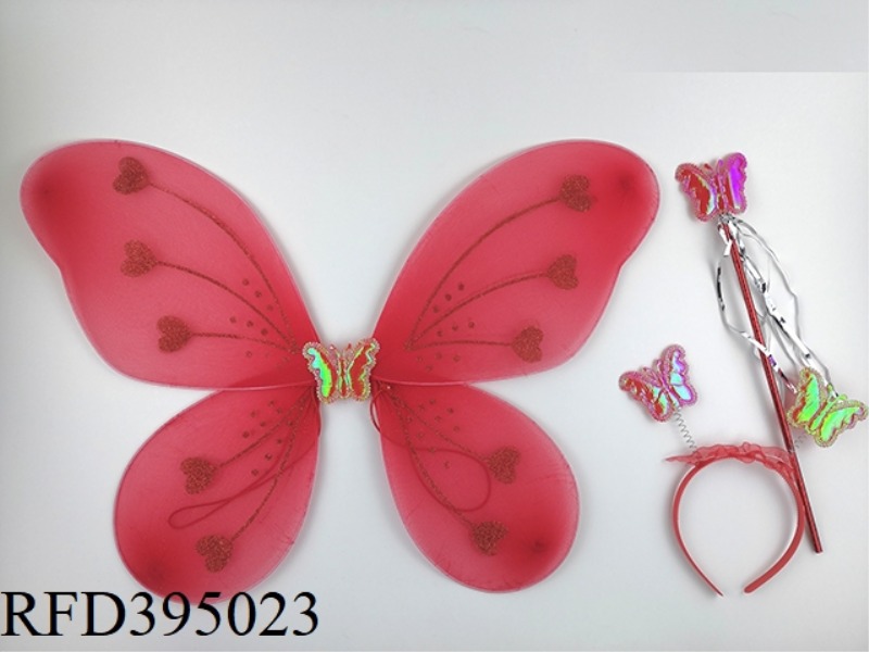 3-PIECE BUTTERFLY WINGS SET
