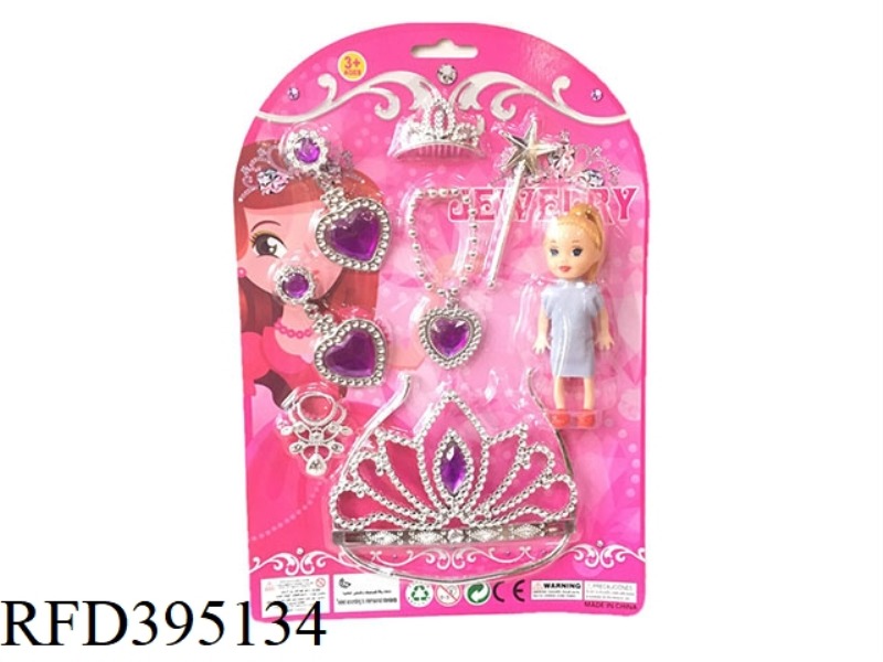 POINTED DIAMOND CROWN + LITTLE PRINCESS