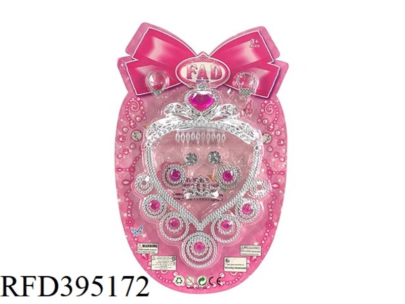 FIVE DIAMOND CHEST HANGING+CROWN+JEWELRY