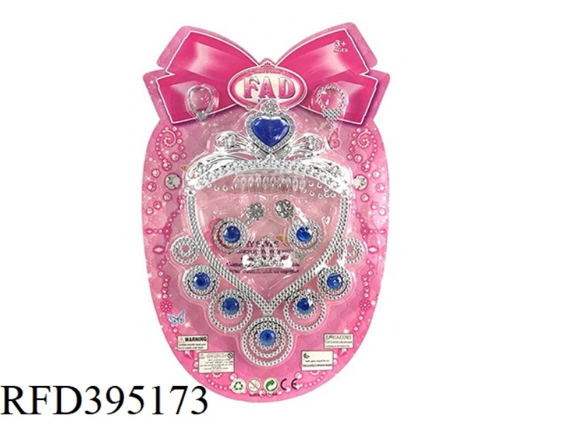 FIVE DIAMOND CHEST HANGING+CROWN+JEWELRY