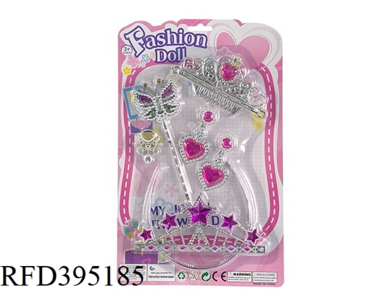 FIVE-STAR CROWN+TURN COMB CROWN+STICK+JEWELRY