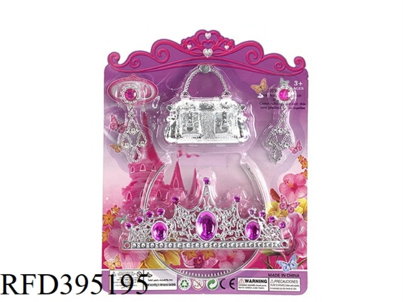 THREE-POINT CROWN + BAG + JEWELRY