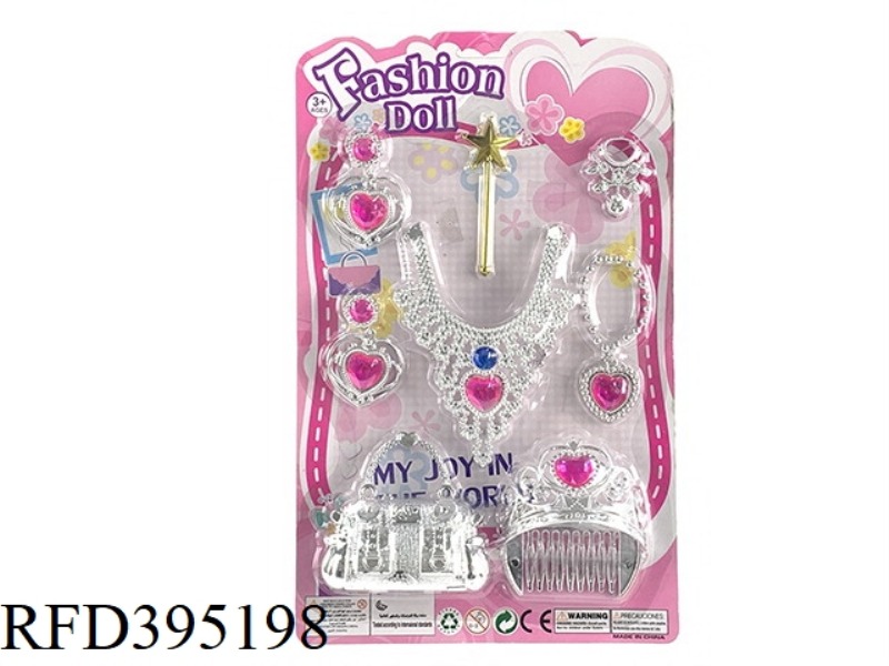 NECKLACE+BAG+TURN COMB CROWN+JEWELRY