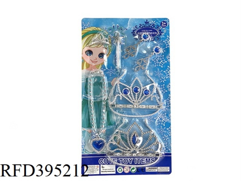 THREE-POINT DIAMOND CROWN + POINTED DIAMOND CROWN