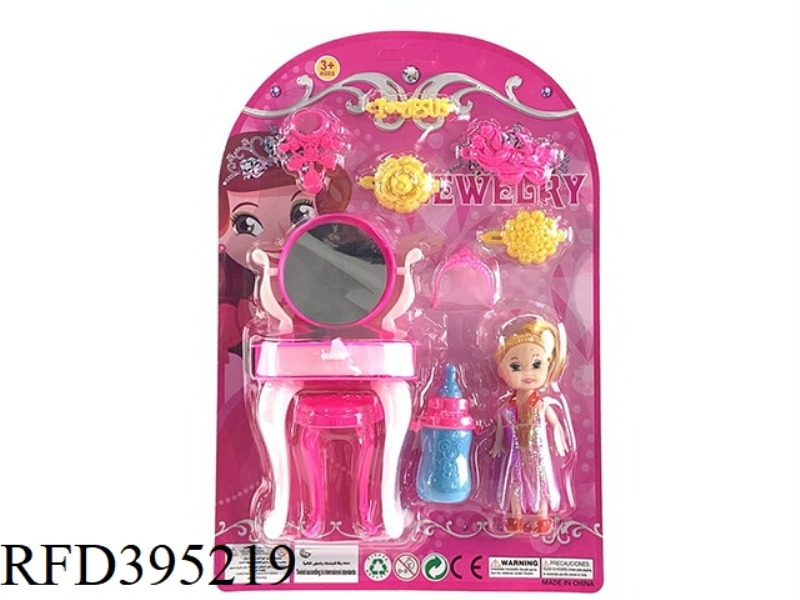 ROUND DRESSING TABLE + LITTLE PRINCESS
