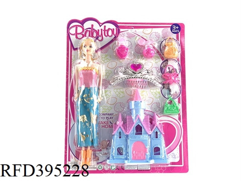 REAL BARBIE + CASTLE