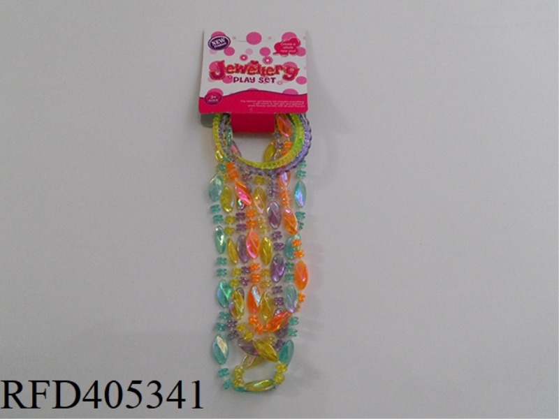 JEWELRY BEAD CHAIN + MING BENZENE BRACELET