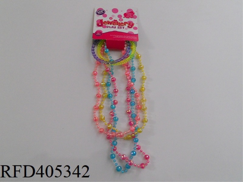 JEWELRY BEAD CHAIN + MING BENZENE BRACELET