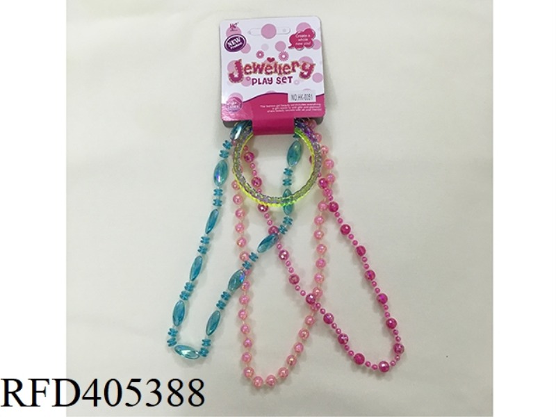 JEWELRY NECKLACE + BRACELET