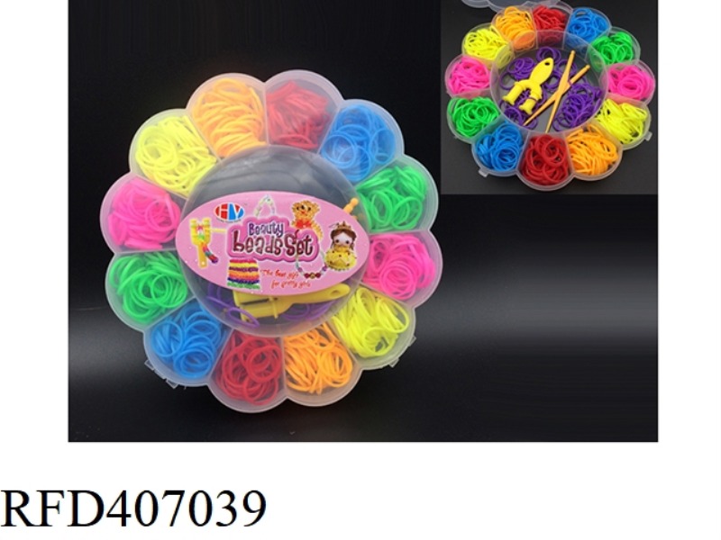 FLOWER BOX GIRL RUBBER BAND