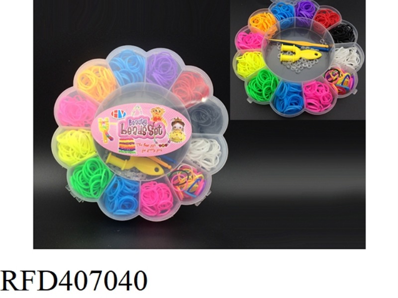 FLOWER BOX GIRL RUBBER BAND