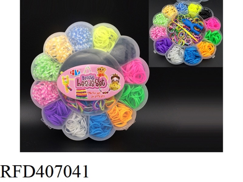 FLOWER BOX GIRL RUBBER BAND