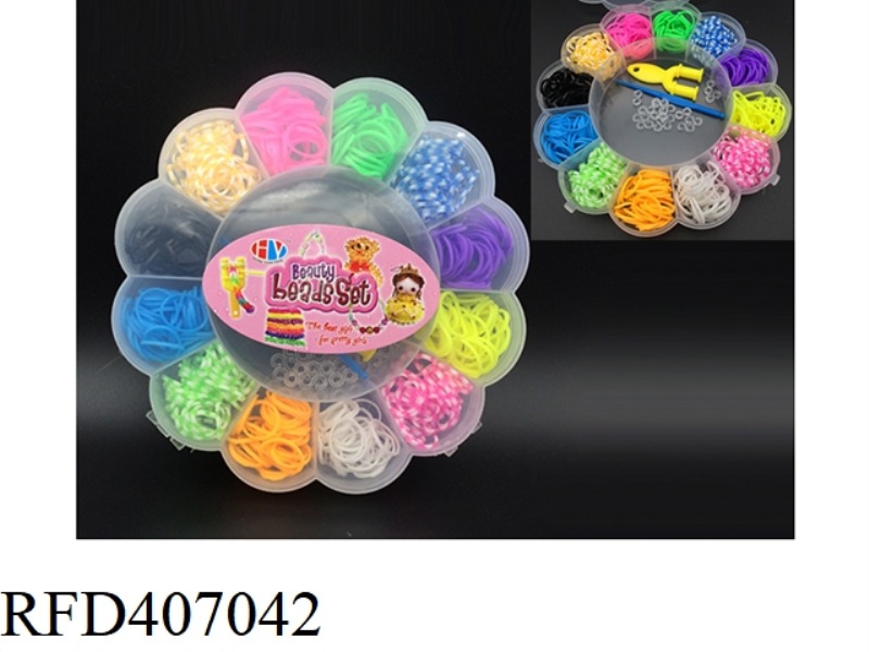 FLOWER BOX GIRL RUBBER BAND