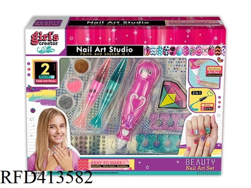 JET CHALK NAIL SET