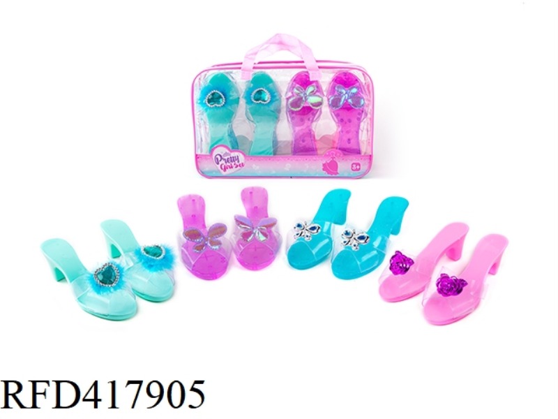4 PAIRS OF SHOES