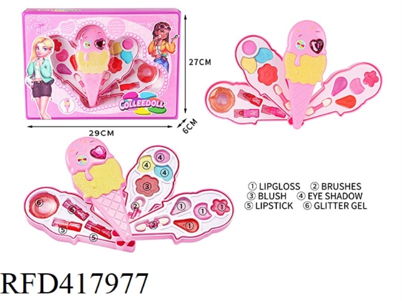 ICE CREAM CHILDREN'S MAKE-UP COSMETICS SET