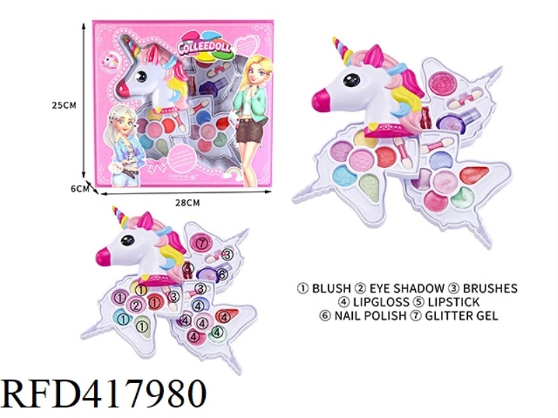 UNICORN CHILDREN'S MAKEUP COSMETICS SET